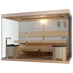 Sauna sucha z piecem MUE-1240 8-osobowa 300x200x210cm